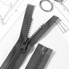 Молния «Трактор», №8, разъёмная, 100 см, цвет серый - Фото 3