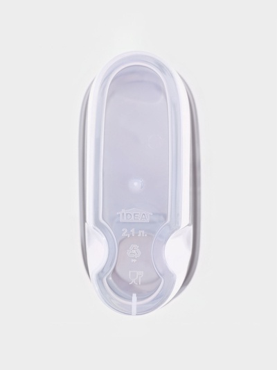 Ёмкость хранения для сыпучих продуктов IDEA, 2.1 л, пластик, МИКС