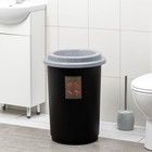 Ведро для мусора IDEA «Эко», 50 л, пластик, серое - Фото 2
