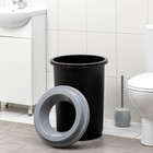 Ведро для мусора IDEA «Эко», 50 л, пластик, серое - Фото 3