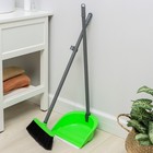 Щётка для пола с совком «Ленивка. Люкс», цвет зелёный - Фото 2