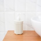 Дозатор для мыла «Вязание», 500 мл, белый ротанг - Фото 11