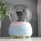 Снежный шар стеклянный «Котёнок с клубочком», музыкальный, крутится, 15.5×10×10 см, МИКС - Фото 5