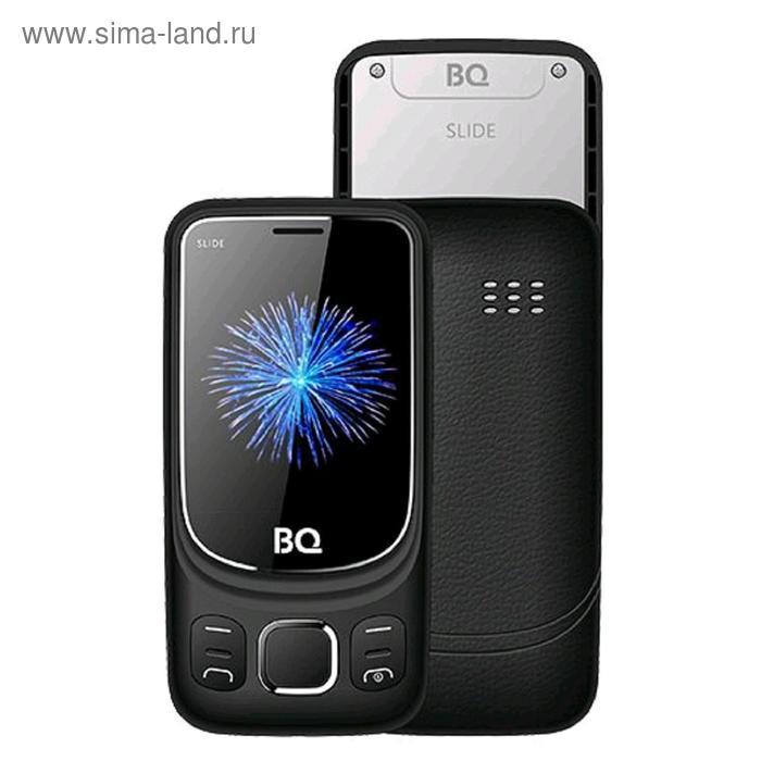 Сотовый телефон BQ M-2435 Slide, 2.4", 2 sim, 32Мб, microSD, 0,3 Мп, 800мАч, чёрный - Фото 1