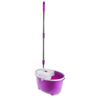 Швабра с отжимом и ведро "Легкость", запасная насадка из микрофибры, цвета МИКС - Фото 4