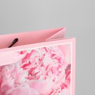 Пакет подарочный ламинированный горизонтальный, упаковка, «For you», M 30 х 25.5 х 9 см - Фото 5