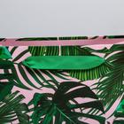 Пакет подарочный ламинированный вертикальный, упаковка, «Тропики», ML 23 х 27 х 11,5 см - фото 21097335