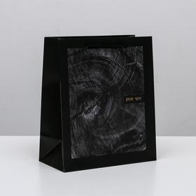 Пакет подарочный ламинированный вертикальный, упаковка, Wood style, ML 23 х 27 х 11,5 см