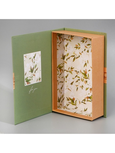 Коробка - книга, упаковка подарочная, «С любовью», 20×12.5×5 см
