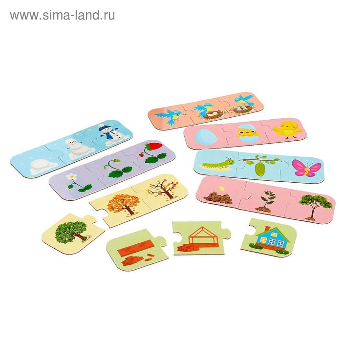 Уценка (в пакете) Умные пазлы «Логика», 24 детали - Фото 1