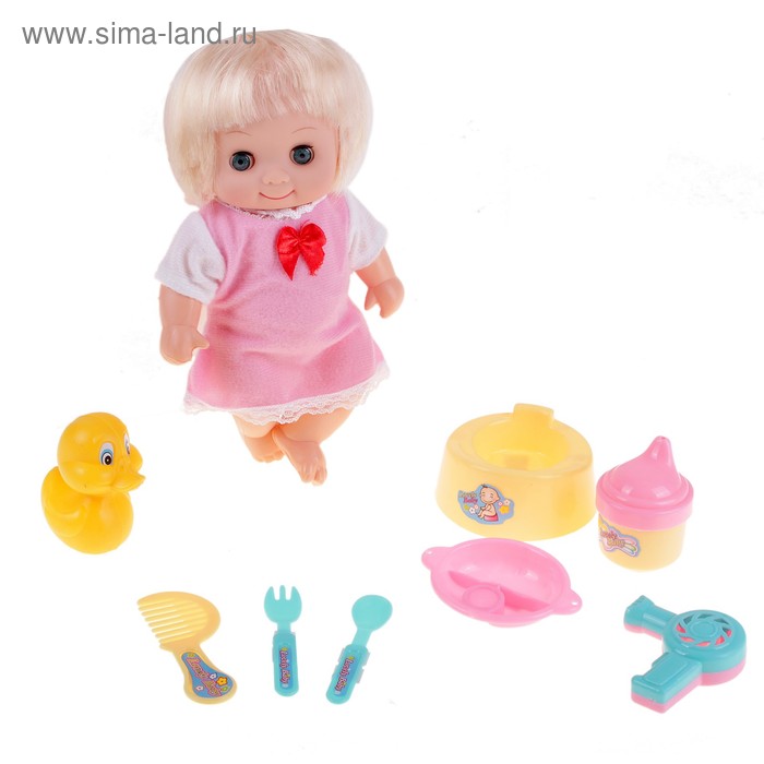 Пупс "Анютка-1" с аксессуарами - Фото 1
