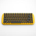 Комплект клавиатура и мышь Gembird KBS-9000, беспровод, мембран, 1000 dpi, USB, жёлтый - Фото 2
