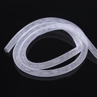 Ювелирная сетка-рукав "Регилин", круглый, 8 мм, 1 метр, цвет белый - Фото 2