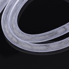 Ювелирная сетка-рукав "Регилин", круглый, 8 мм, 1 метр, цвет белый - Фото 3