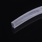 Ювелирная сетка-рукав "Регилин", круглый, 8 мм, 1 метр, цвет белый - Фото 4