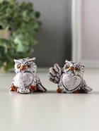 Фигурка полистоун «Филин с сердечком-пузиком», 4×4.1×3 см, МИКС - Фото 1