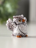 Фигурка полистоун «Филин с сердечком-пузиком», 4×4.1×3 см, МИКС - Фото 4