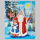 Пакет подарочный новогодний «Сказка», полиэтиленовый с вырубной ручкой, 40×50 см - Фото 2