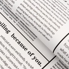 Плёнка матовая двухсторонняя «Газета» красный, 0.58?0.58 м (комплект 20 шт) - фото 21097803