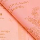 Плёнка матовая "Флористическая статья" розовый 0,58 х 0,58 м - Фото 2
