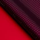 Плёнка матовая «Серебристый горох» красный, винный, 0.58×0.58 м - Фото 2