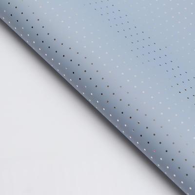 Плёнка матовая «Серебристый горох» белый, серый, 0.58×0.58 м