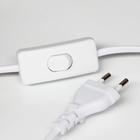 Лампа настольная 03000 1хЕ14 15 Вт бежевый 20×28.5×11 см RISALUX - Фото 6