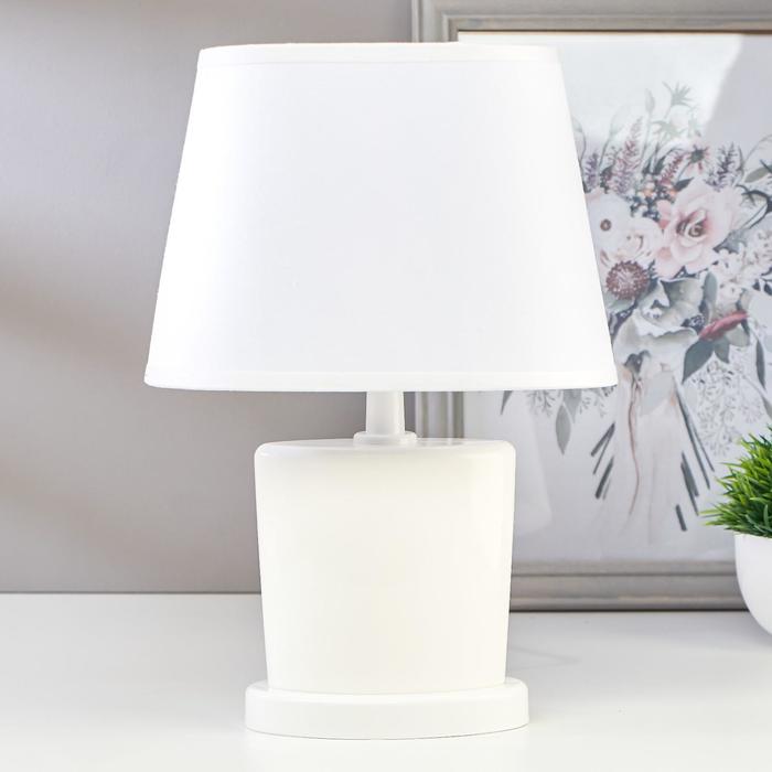 Лампа настольная 03000 1хЕ14 15 Вт белый 20×28.5×11 см RISALUX - Фото 1