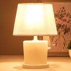 Лампа настольная 03000 1хЕ14 15 Вт белый 20×28.5×11 см RISALUX - Фото 3