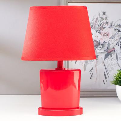 Лампа настольная 03000 1хЕ14 15Вт красный 20х28,5х11 см