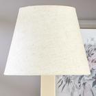 Лампа настольная 62104 1хЕ27 15Вт светло-бежевый d=22 см, h=34,5 см RISALUX - Фото 4