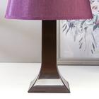 Лампа настольная 62104 1хЕ27 15Вт фиолетовый d=22 см, h=34,5 см RISALUX - Фото 5