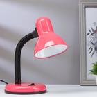 Лампа настольная светодиодная 8Вт LED 750Лм 14xSMD2835 шнур 1,5м розовый - Фото 1