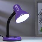 Лампа настольная светодиодная 8Вт LED 750Лм 14xSMD2835 шнур 1,5м фиолетовый - Фото 2
