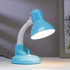 Лампа настольная на подставке 1х40Вт Е27 шнур 0,85м синий - Фото 2