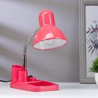 Настольная лампа 1х60вт E27 розовый - Фото 1