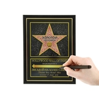 Диплом звезда " Золотой человек" + маркер, 20,5 х 28 см - Фото 1
