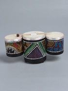 УЦЕНКА Сувенирный музыкальный инструмент "Барабаны тройные" 33х17х11 см МИКС 5200293