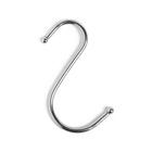Крючок S-образный, d=5 мм L=8 см, цвет хром - Фото 3