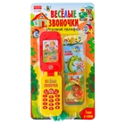 Телефон сотовой "Весёлые звоночки" со сменной панелью, световые и звуковые эффекты - Фото 1