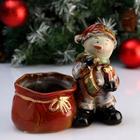 Кашпо "Снеговик", 19*13*18см - Фото 2
