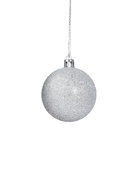 Ёлочные игрушки «Глория», шары новогодние, d=6 см, набор 12 шт., серебро - Фото 4