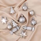 Ёлочные игрушки «Санда», шары новогодние, d=3.5 см, набор 10 шт., серебро - Фото 1