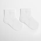 Носки детские, цвет белый, размер 14 - Фото 1