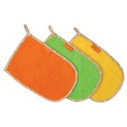 Мочалка-варежка банная трикотажная, детская, от 0 мес., цвета МИКС - Фото 1