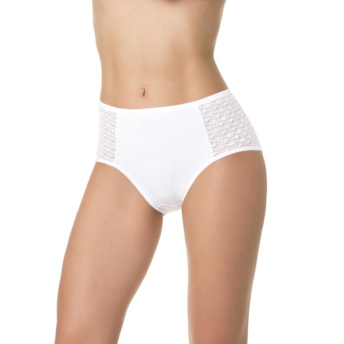 Трусы женские слипы, цвет белый, размер 56 (4XL) - Фото 1