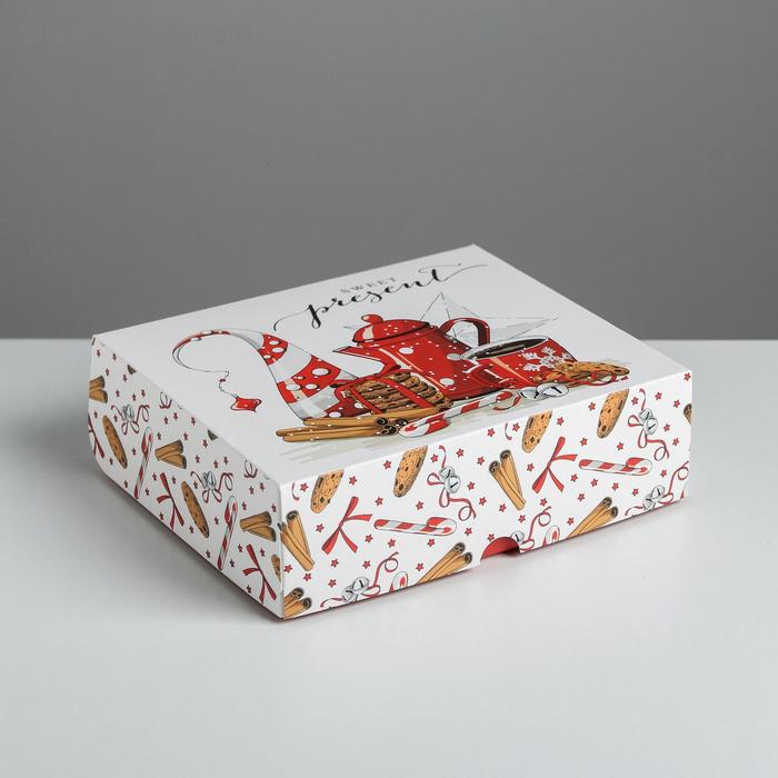 Упаковка для кондитерских изделий «Present», 20 × 17 × 6 см - Фото 1