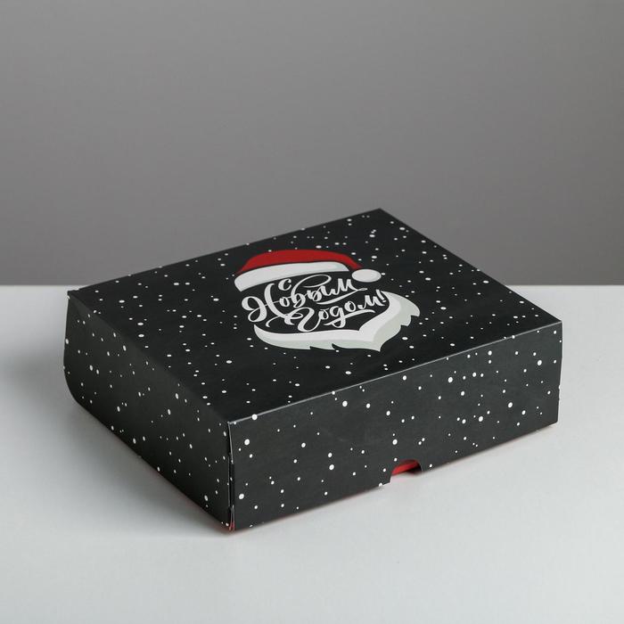 Упаковка для кондитерских изделий «С Новым годом», 20 × 17 × 6 см
