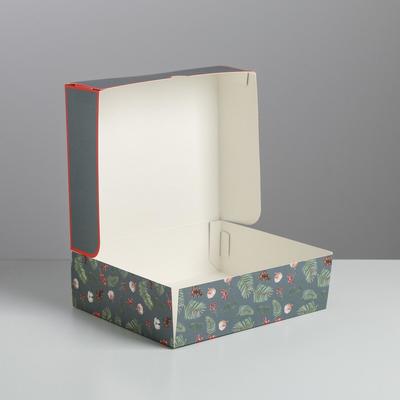 Упаковка для кондитерских изделий «С Новым годом!», 20×17×6 см