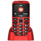 Сотовый телефон INOI 118B, 2", microSD, 0,08Мп, 2sim, Bt2,0, 1400мАч, красный - Фото 1